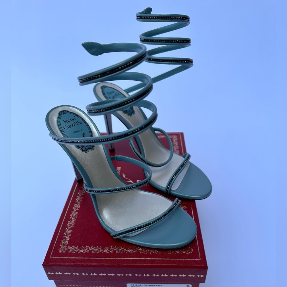 Rene Caovilla heels NEW in box,
Size 37.5
